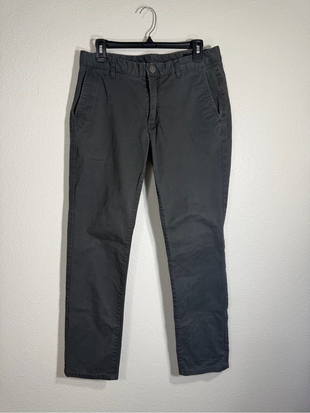 Bonobos Men's Slate Gray Straight Chinos Size 32/30